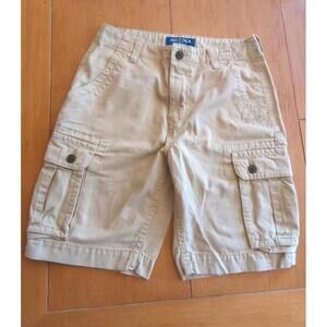 Arizona Jean Co Shorts Mens 30 Beige Flex Classic Fit Cargo Pockets